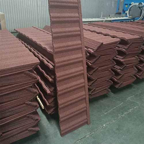 High Quality Material Aluzinc Metal Roof Tiles Stone Coated Roman Roofing Sheet