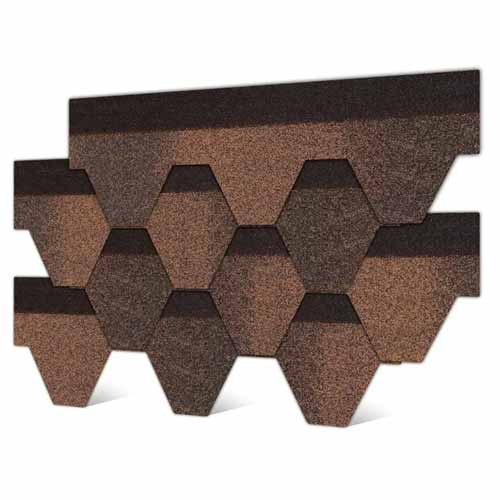 Mosaic Style Waterproof Asphalt Shingle with
